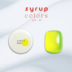 énoi SS Syrup Gel Collection - full 20pc set/10pc sets/individual pots (sy021-040)