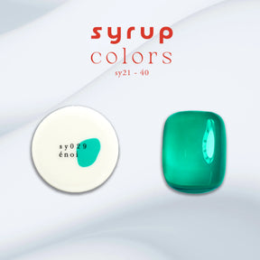 énoi SS Syrup Gel Collection - full 20pc set/10pc sets/individual pots (sy021-040)