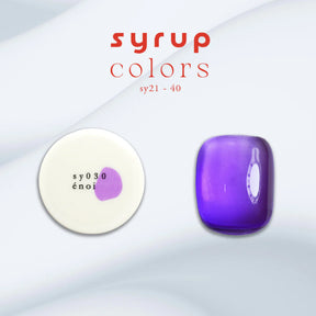 énoi SS Syrup Gel Collection - full 20pc set/10pc sets/individual pots (sy021-040)