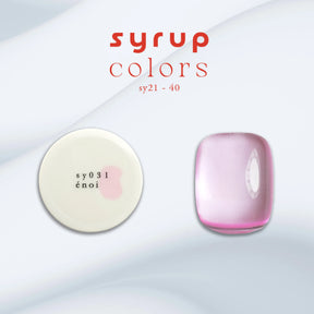 énoi SS Syrup Gel Collection - full 20pc set/10pc sets/individual pots (sy021-040)