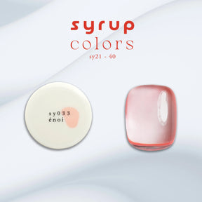 énoi SS Syrup Gel Collection - full 20pc set/10pc sets/individual pots (sy021-040)