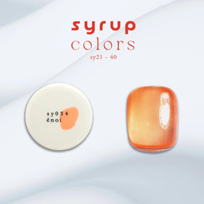 énoi SS Syrup Gel Collection - full 20pc set/10pc sets/individual pots (sy021-040)