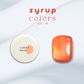 énoi SS Syrup Gel Collection - full 20pc set/10pc sets/individual pots (sy021-040)