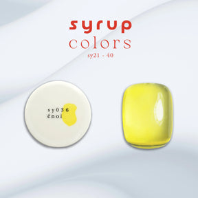 énoi SS Syrup Gel Collection - full 20pc set/10pc sets/individual pots (sy021-040)