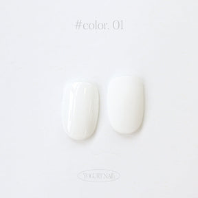 Yogurt Nail Korea - White #01
