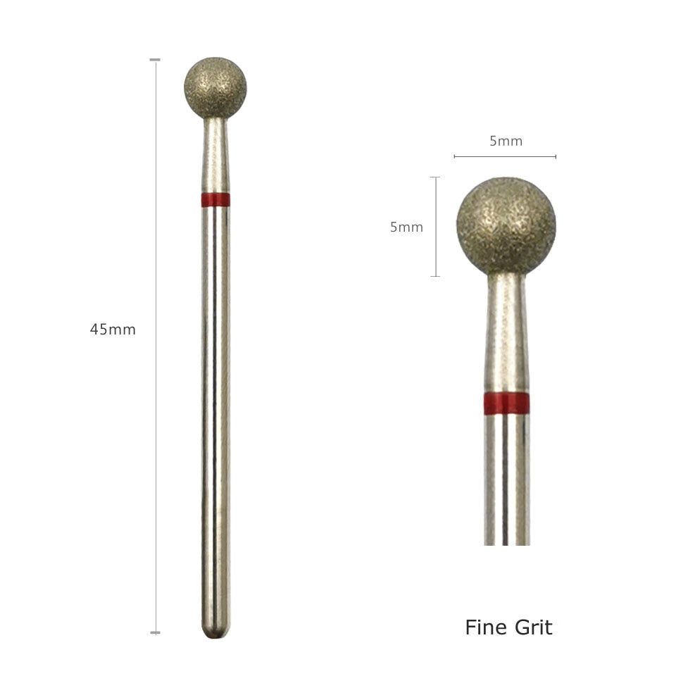 5.00mm Ball drill bit -  Fine grit