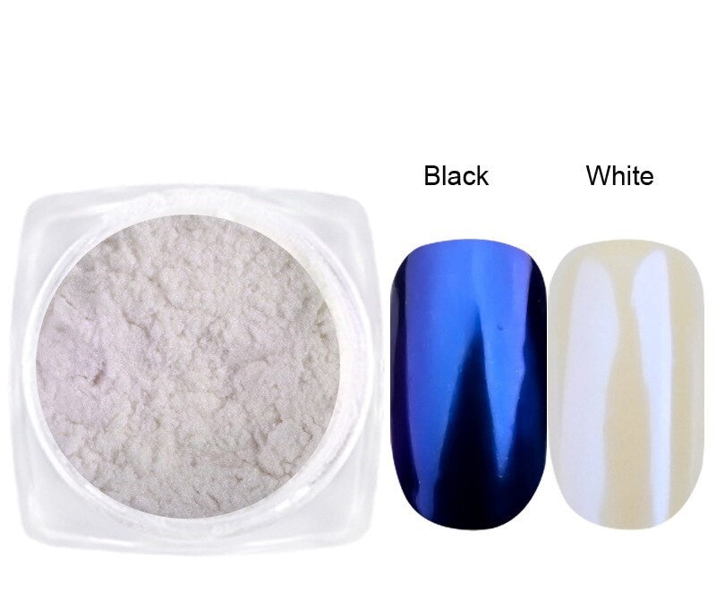 Blue Bolt Aurora Chrome Nail Powder, Shipping Worldwide