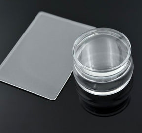 Jelly stamper with lid - includes scraper