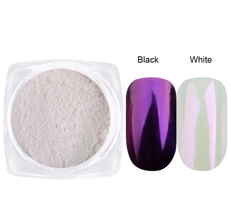 Purple beam chrome powder