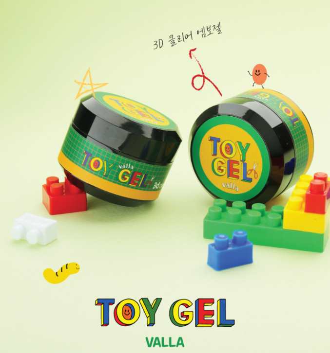 VALLA Toy Gel 3D Clear Clay Gel