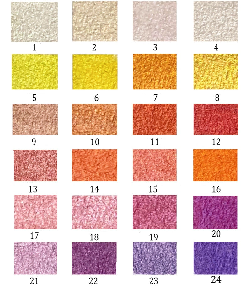 Pearlescent Watercolour palette - 40 colours