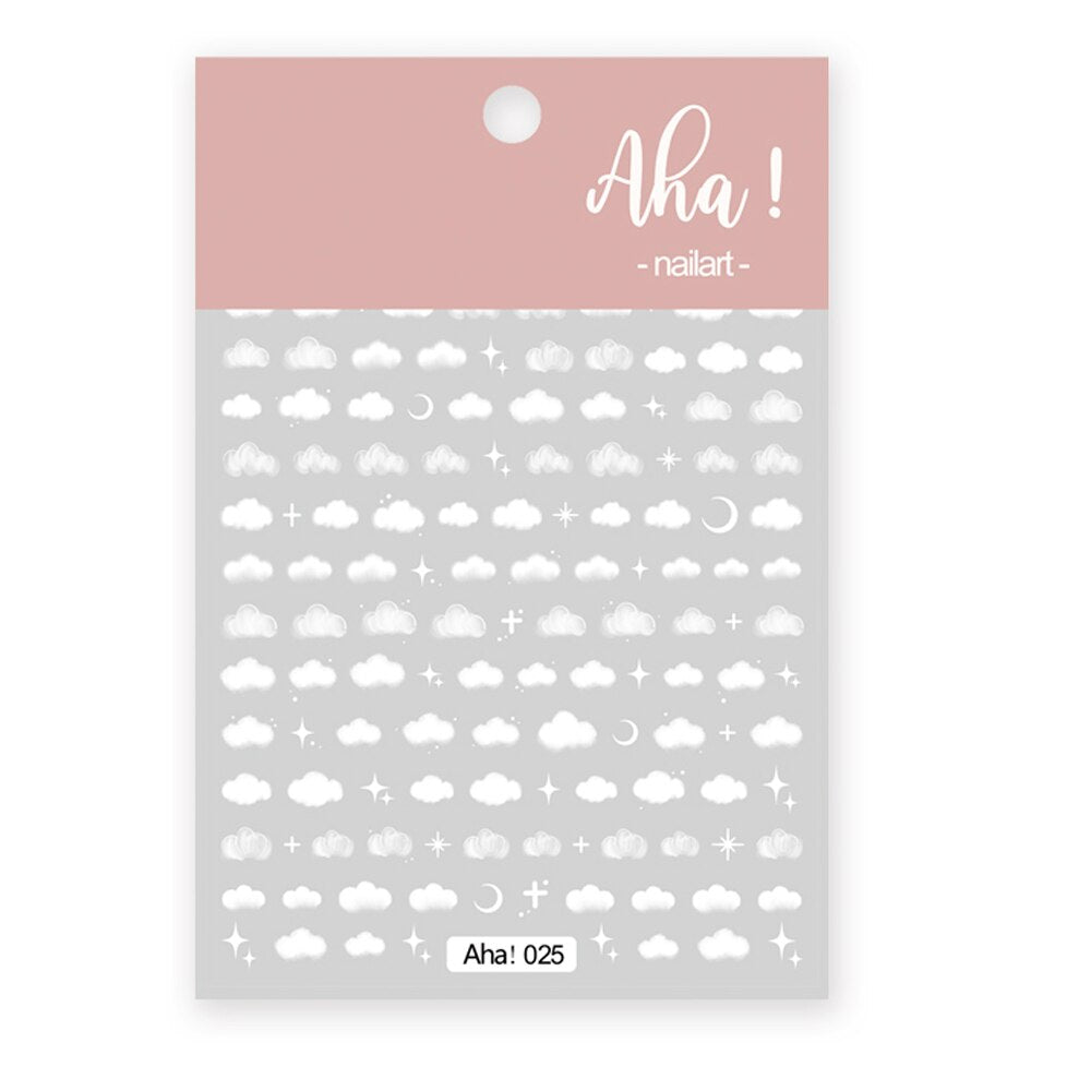 Cloud, moon and star stickers