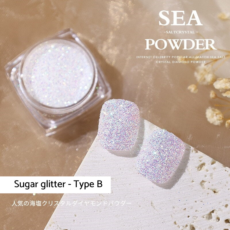 Paillettes de sucre (poudre de sel de mer) - Type B9